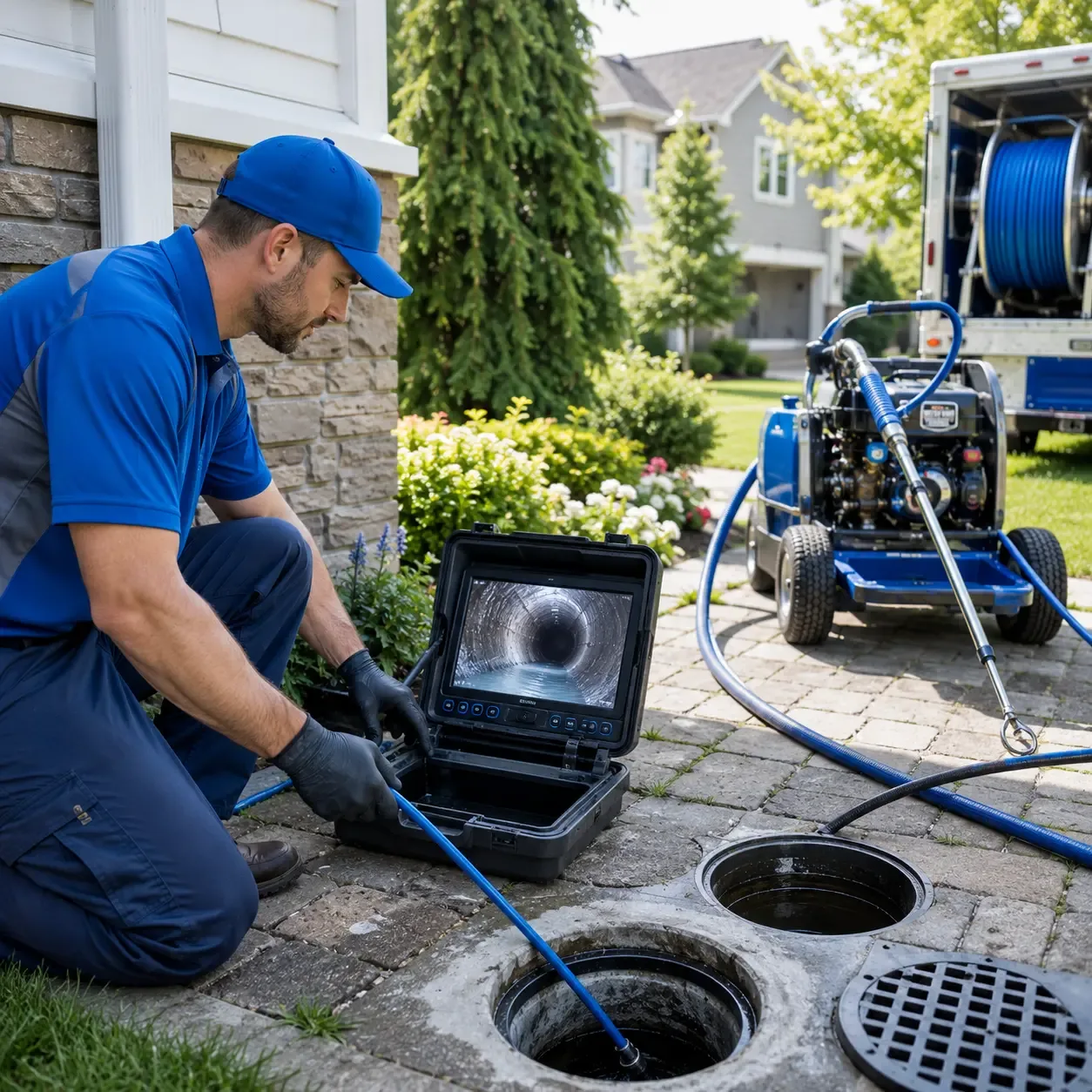Outdoor drain cleaning professionals serving Batchtown, IL